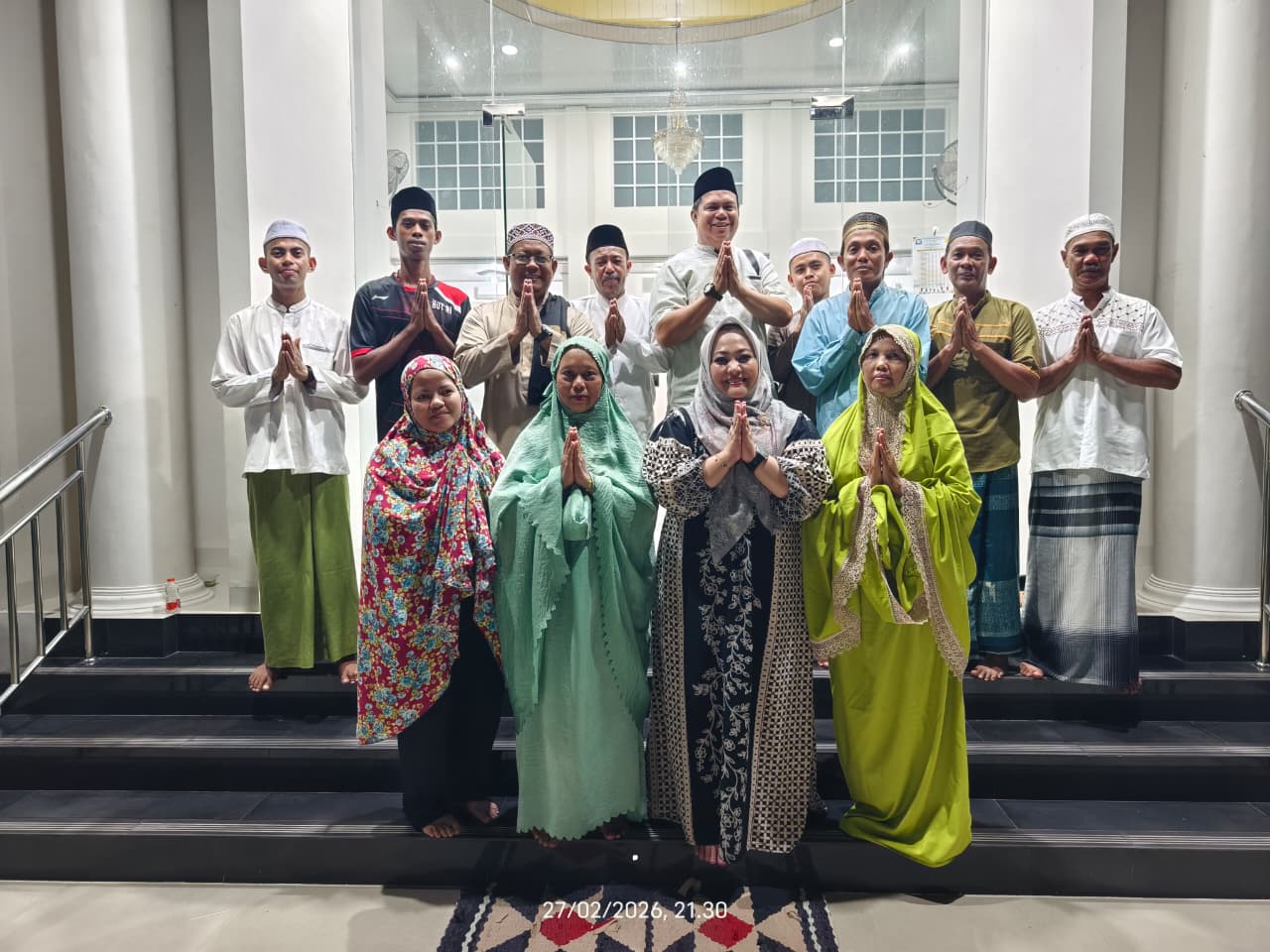 Camat Tarakan Utara Melaksanakan Safari Ramadhan 1447 H Di Masjid Al Madaniyah Kelurahan Juata Permai